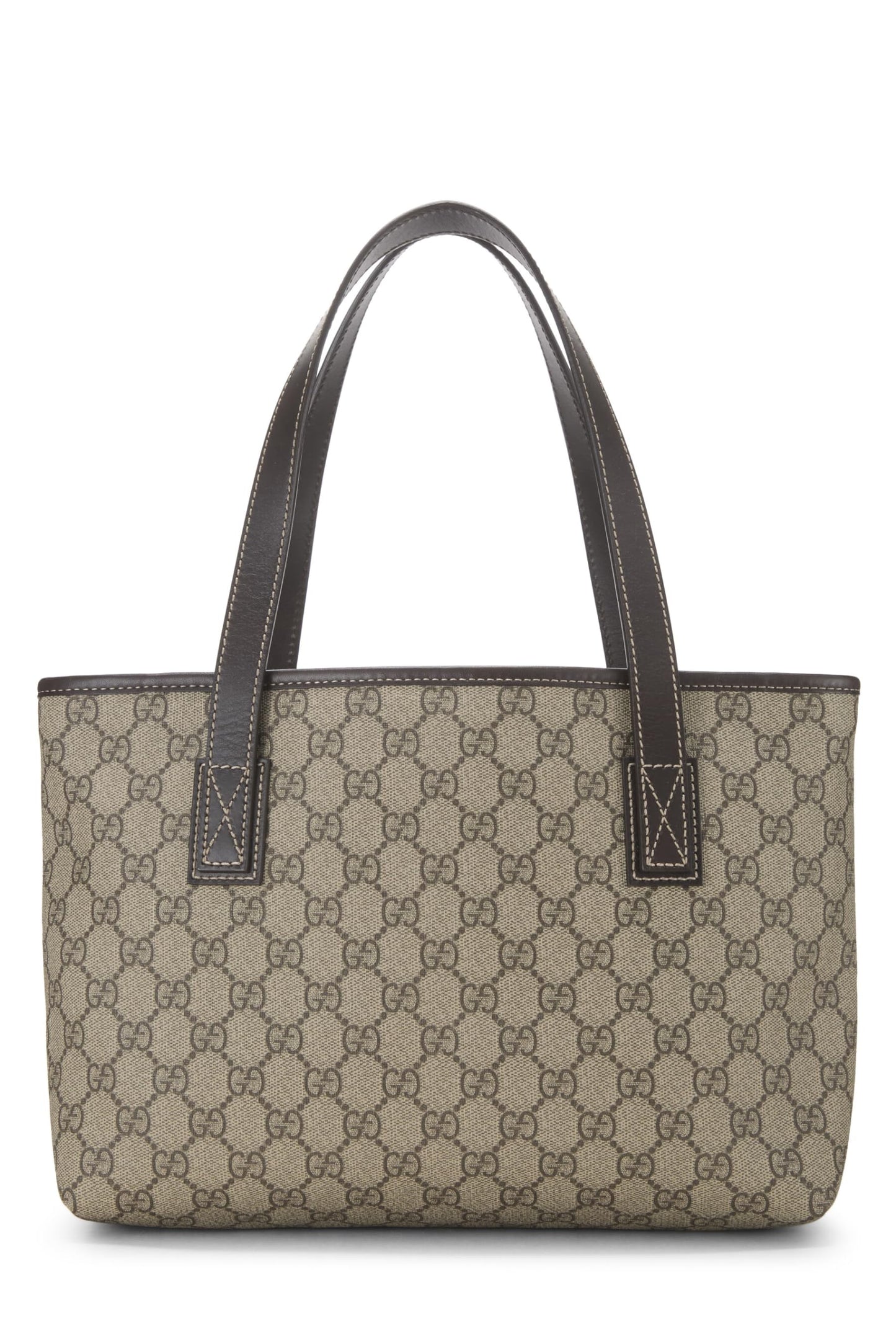 Gucci,  Original GG Supreme Canvas Tote Small, Brown