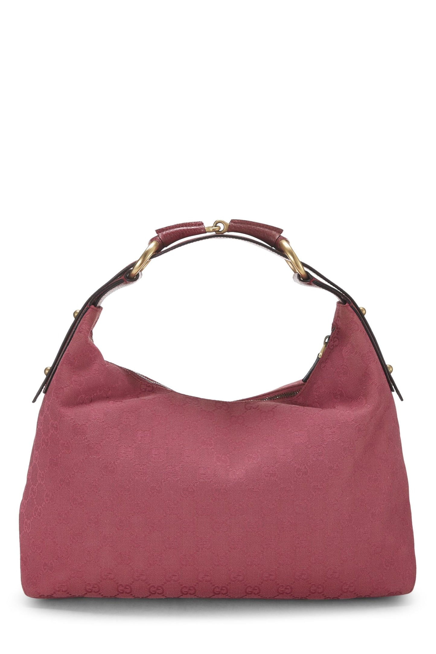 Gucci,  Pink Original GG Canvas Horsebit Hobo, Pink