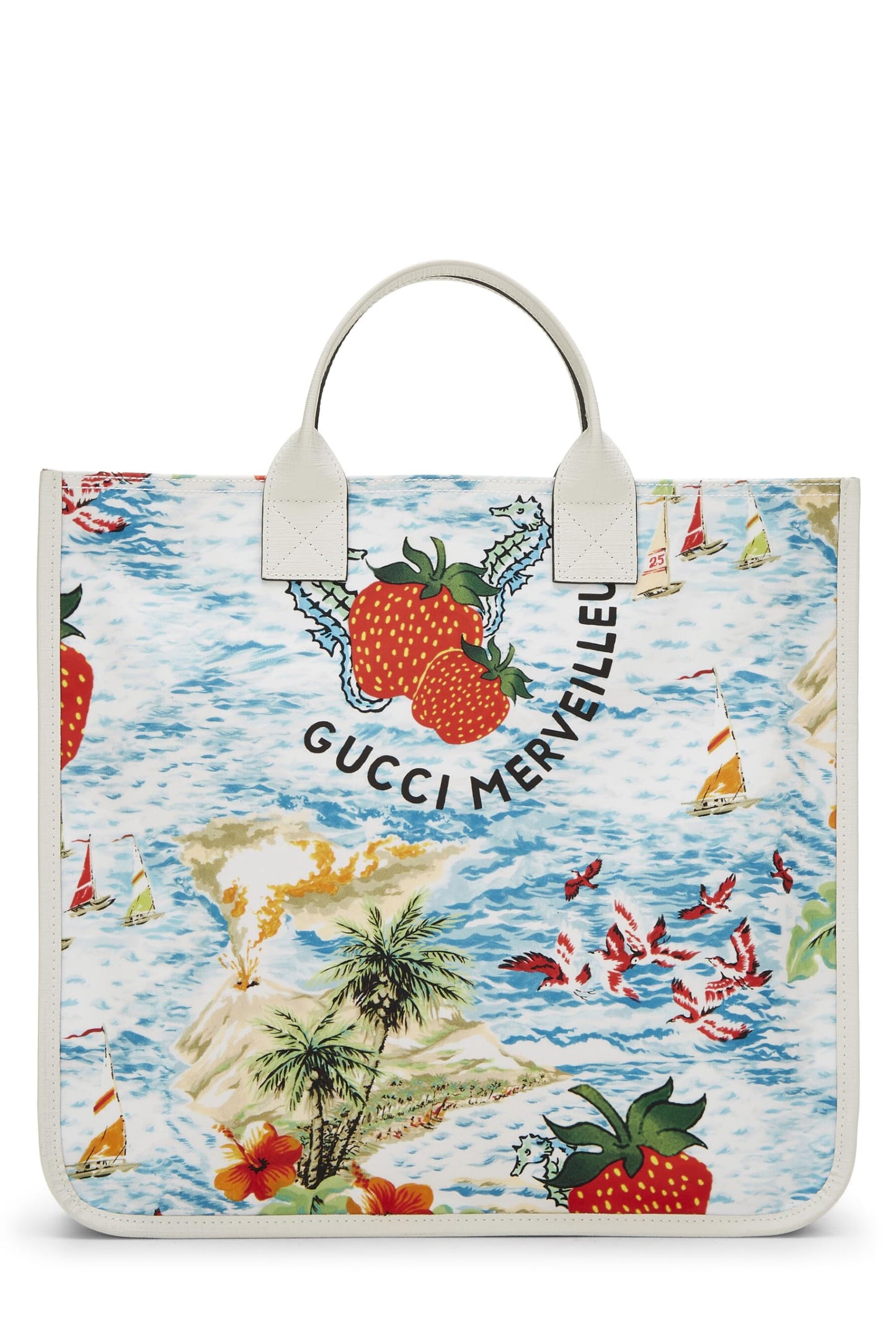 Gucci,  Multicolored Merveilleux Nylon Kids Tote, Multi