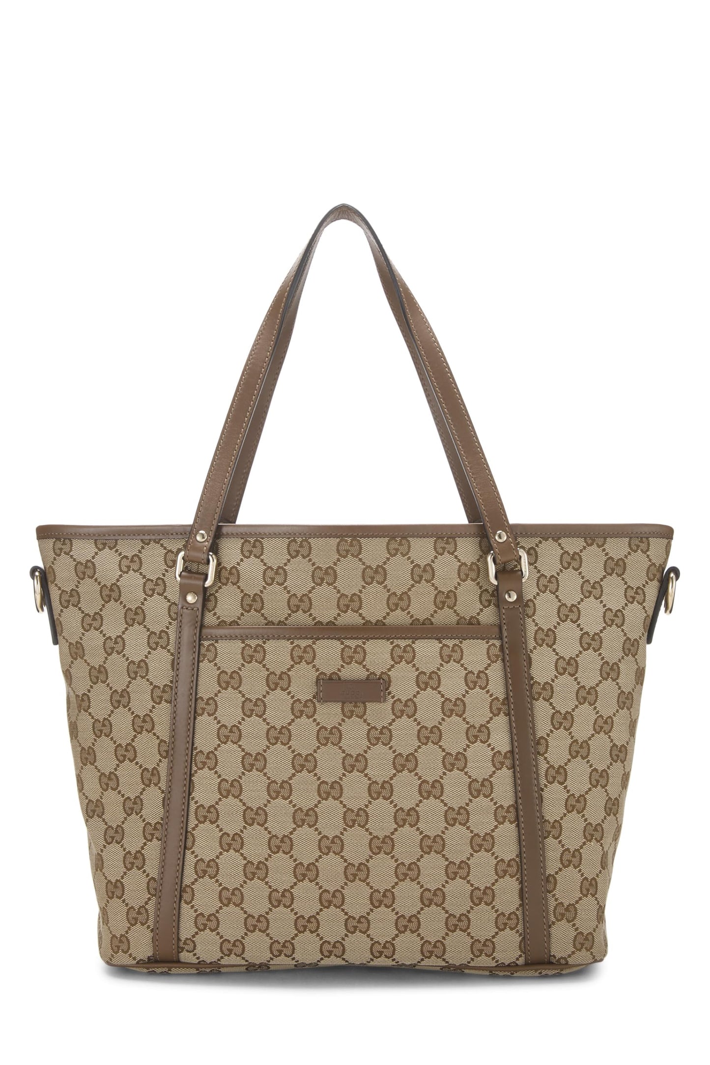 Gucci,  Original GG Canvas Zip Tote, Brown