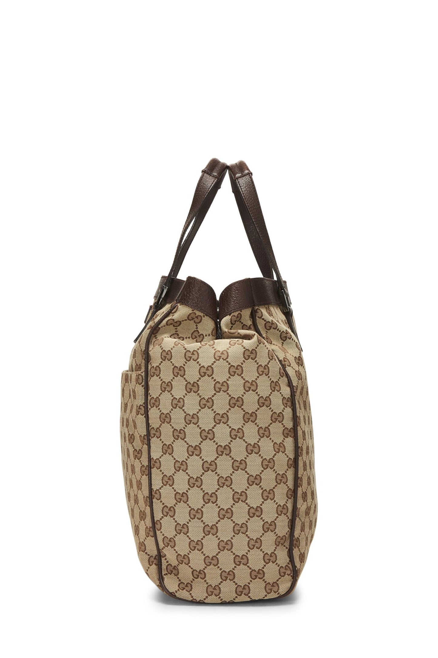 Gucci,  Original GG Canvas Pocket Tote Large, Brown