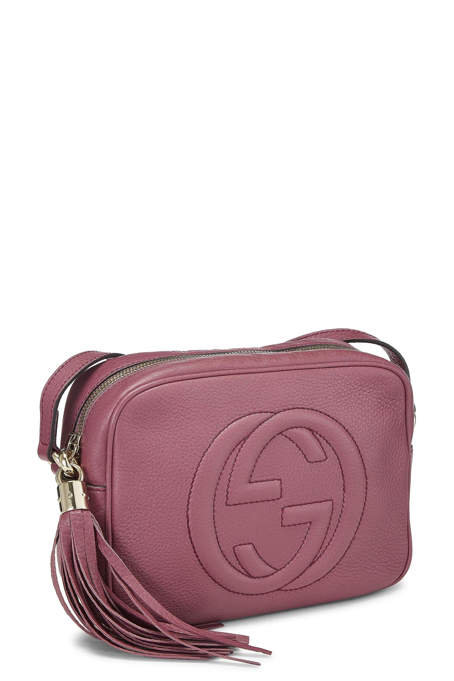Gucci,  Purple Grain Leather Soho Disco, Purple
