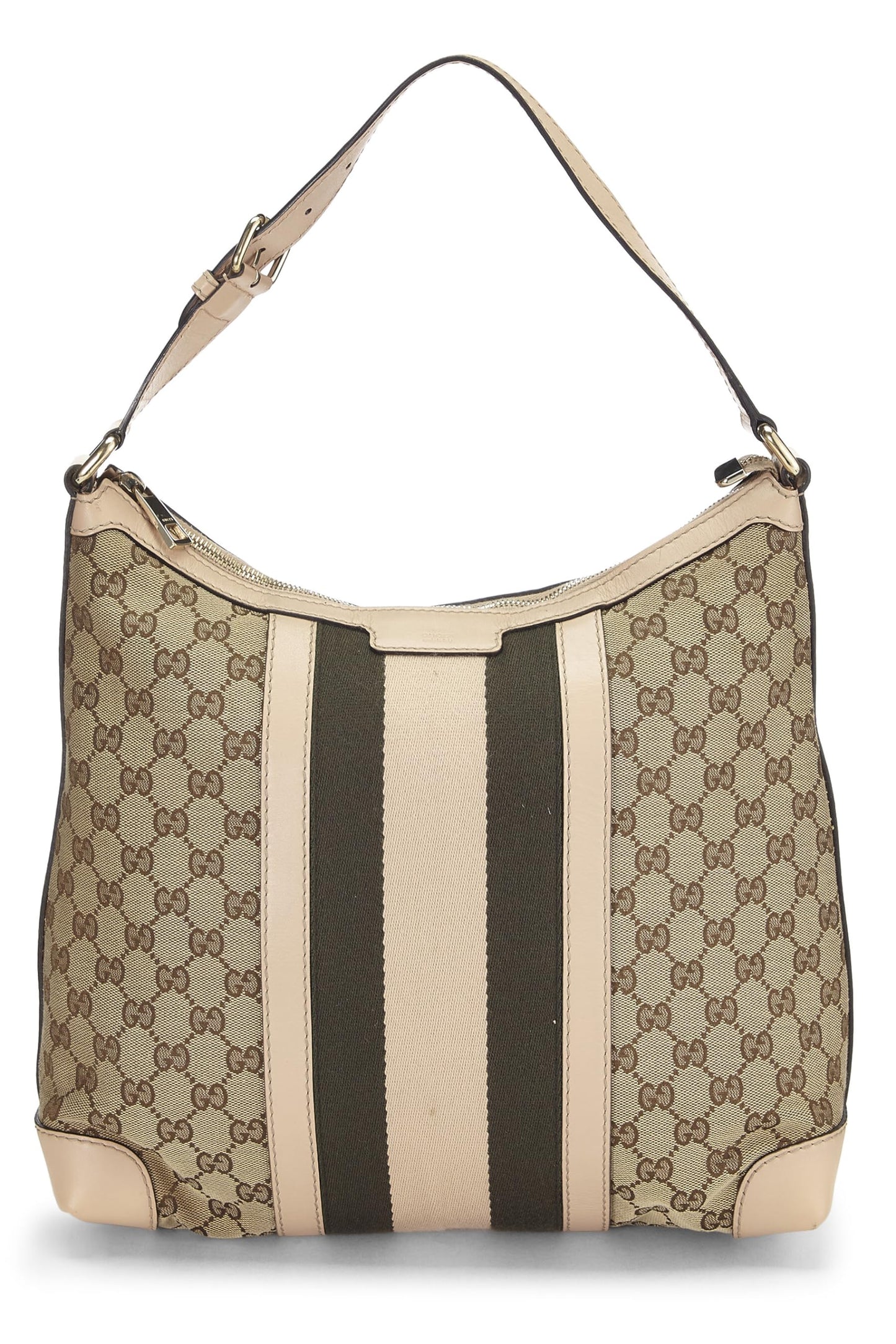Gucci,  Original GG Canvas Vintage Web Hobo Medium, Pink