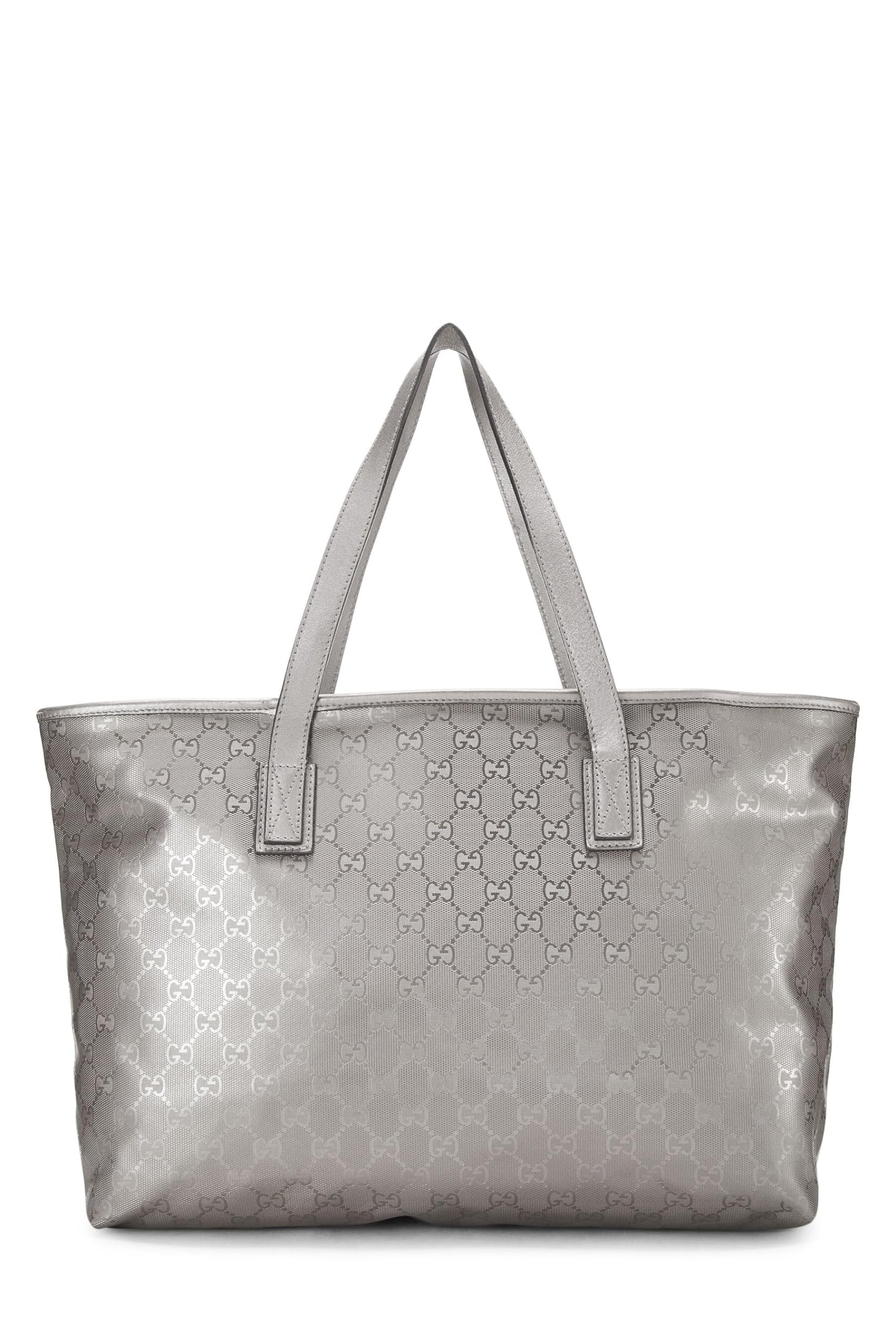 Gucci,  Silver GG Imprime Tote Small, Silver