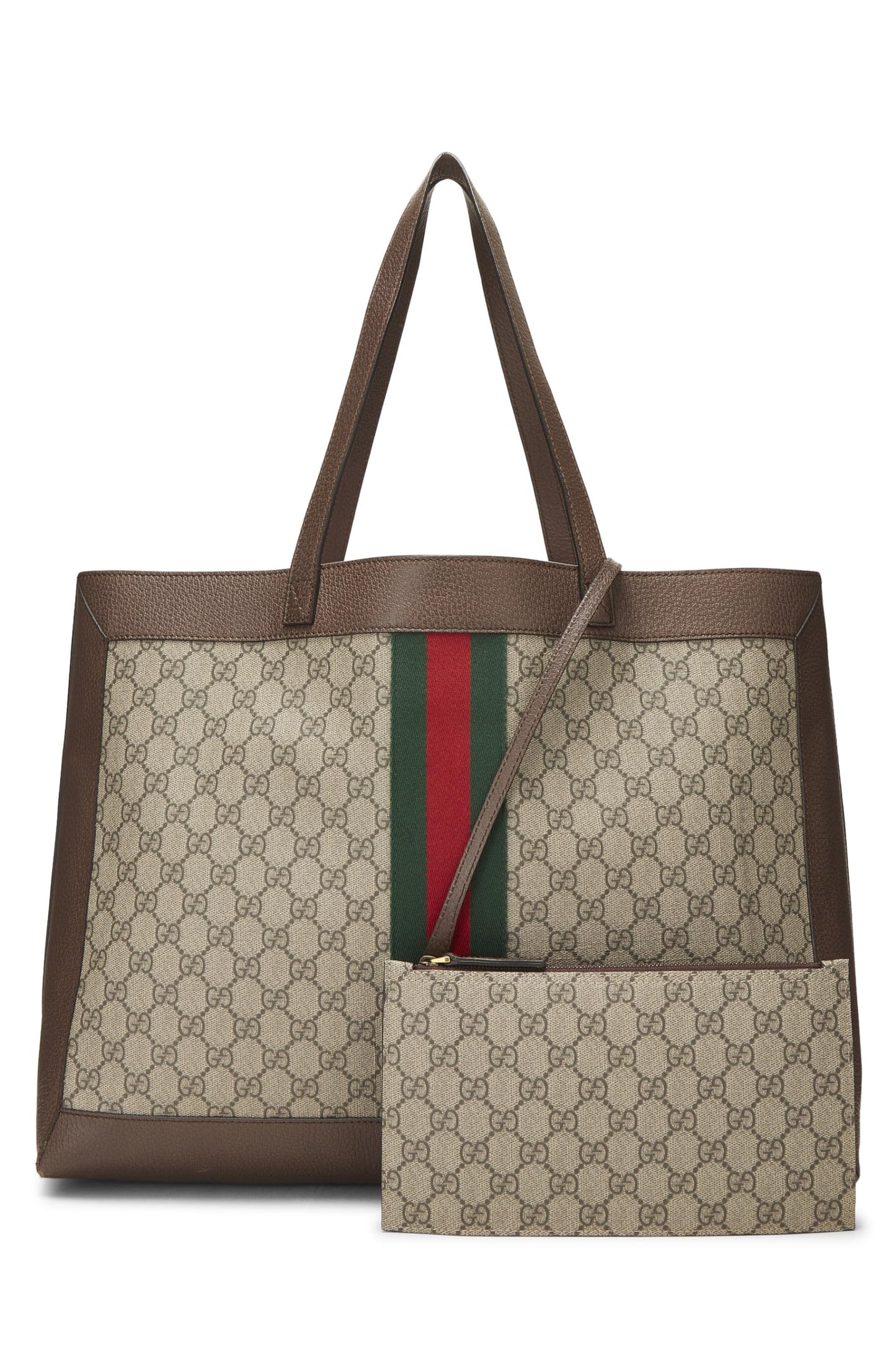 Gucci,  Original GG Supreme Canvas Ophidia Tote Medium, Brown
