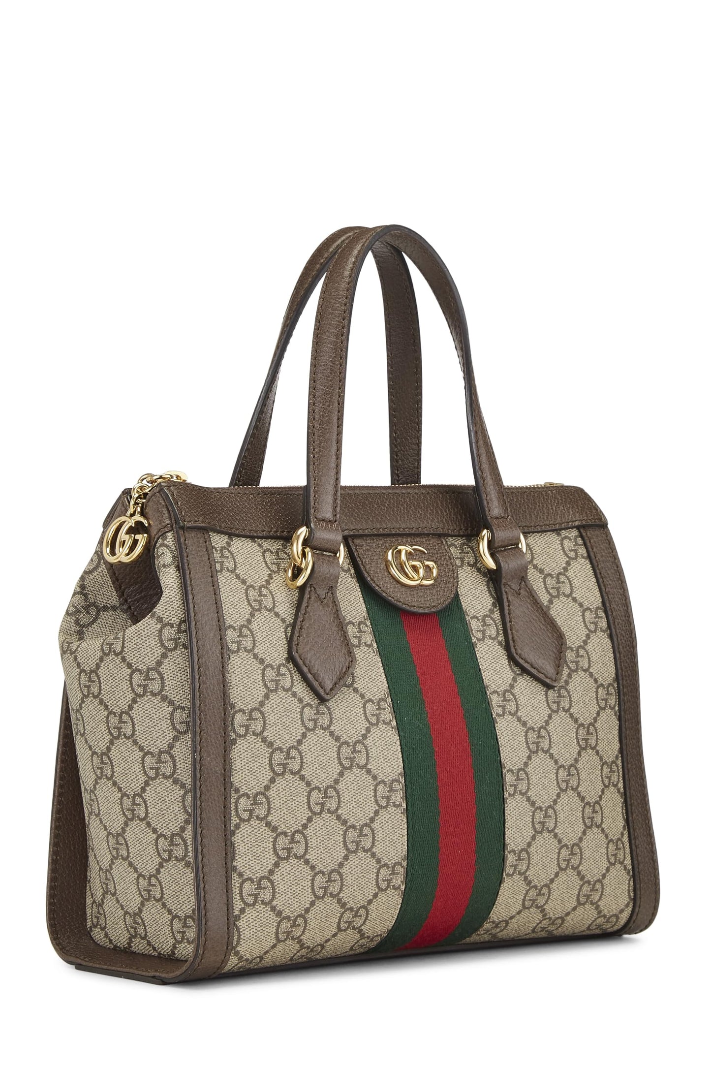 Gucci,  Original GG Supreme Canvas Ophidia Tote Small, Brown