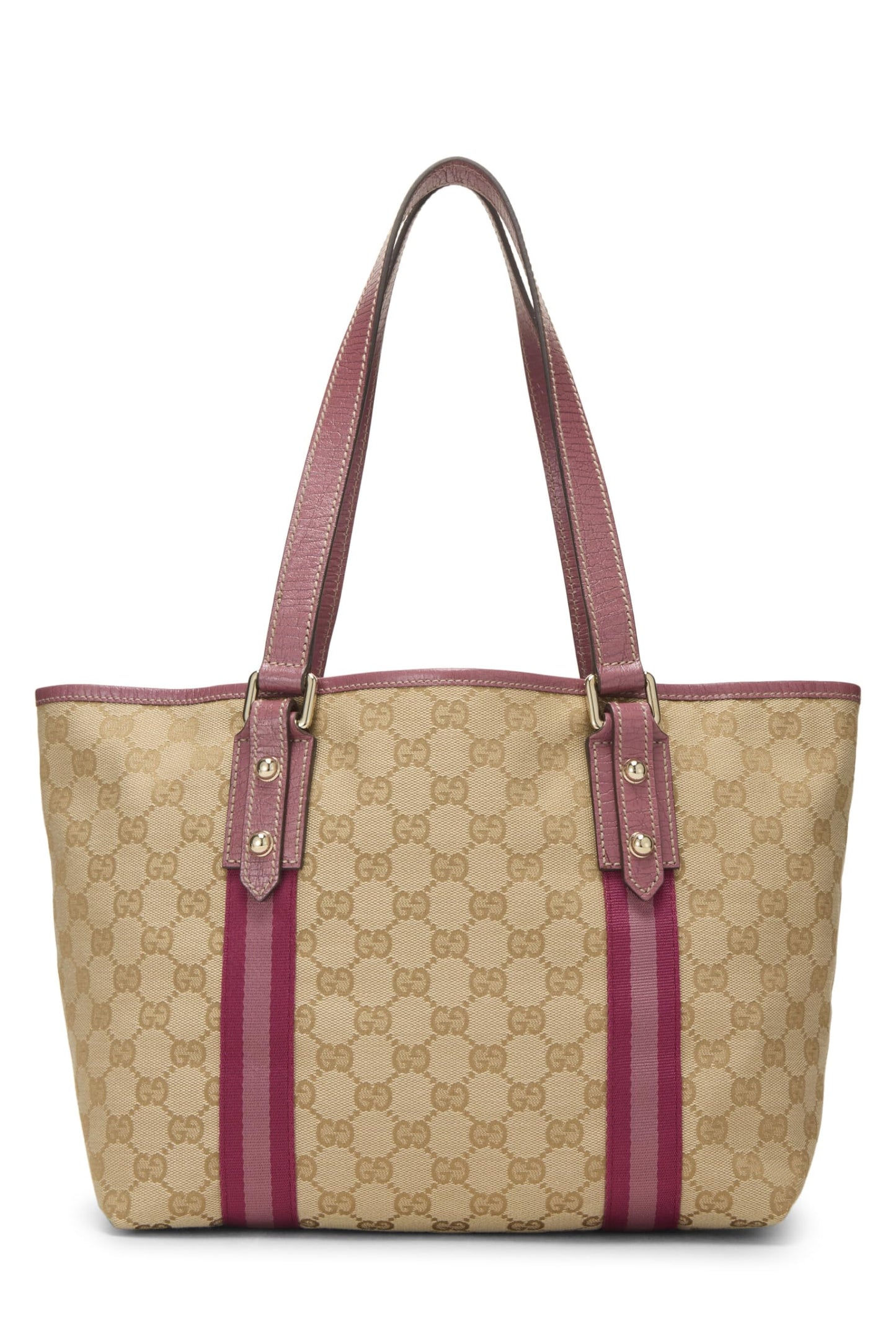 Gucci,  Pink Original GG Canvas Jolicoeur Tote Small, Pink