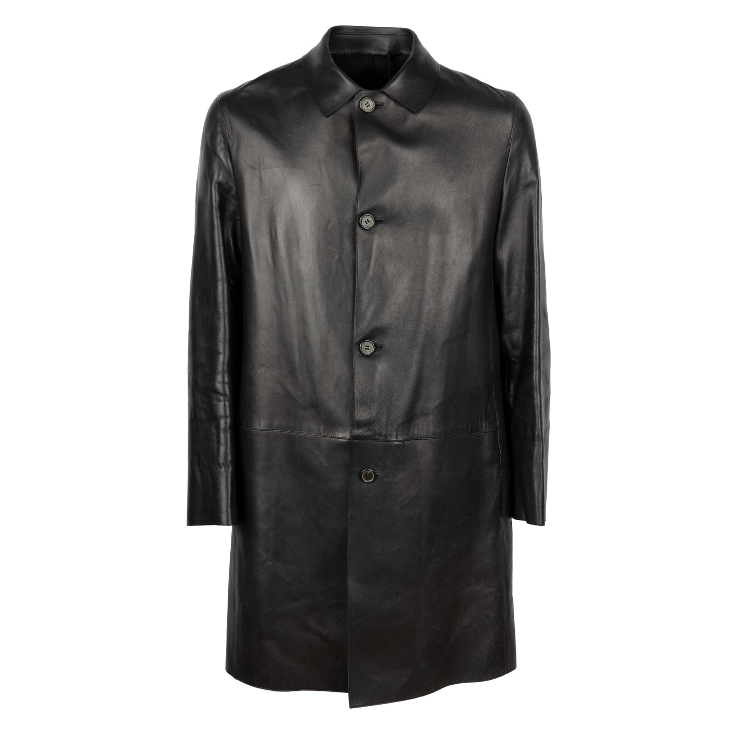Gucci Leather Trench Coat - '00s