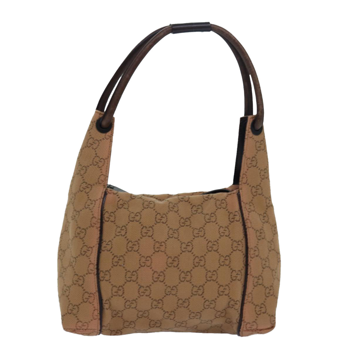 GUCCI GG Canvas Shoulder Bag Beige 101333 82099