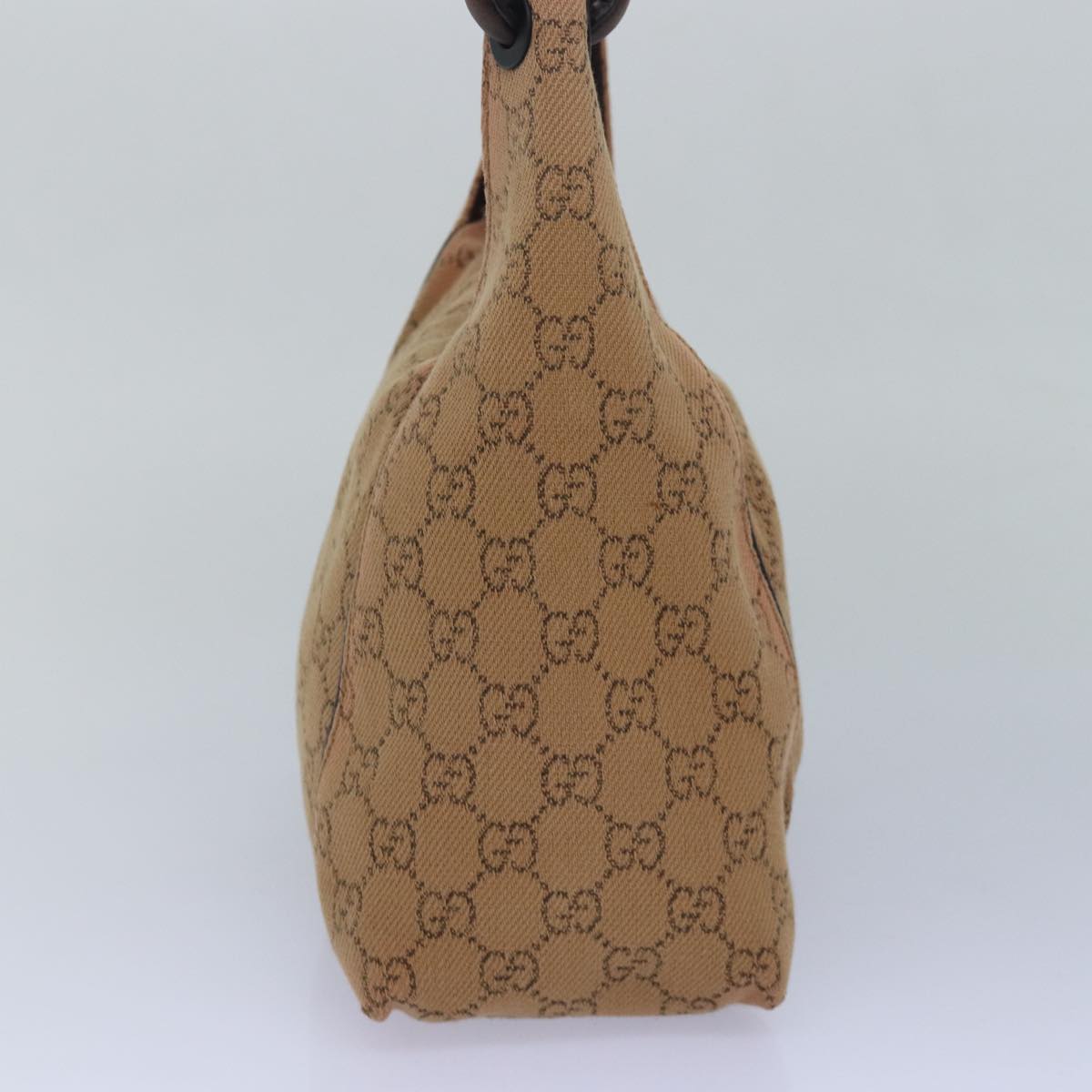 GUCCI GG Canvas Shoulder Bag Beige 101333 82099