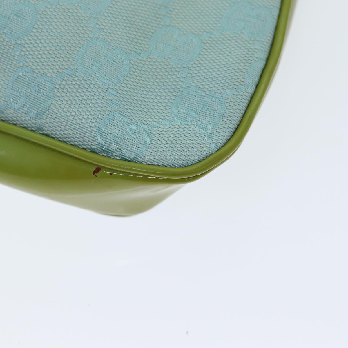 GUCCI GG Canvas Shoulder Bag Light Blue 001 4152 82144