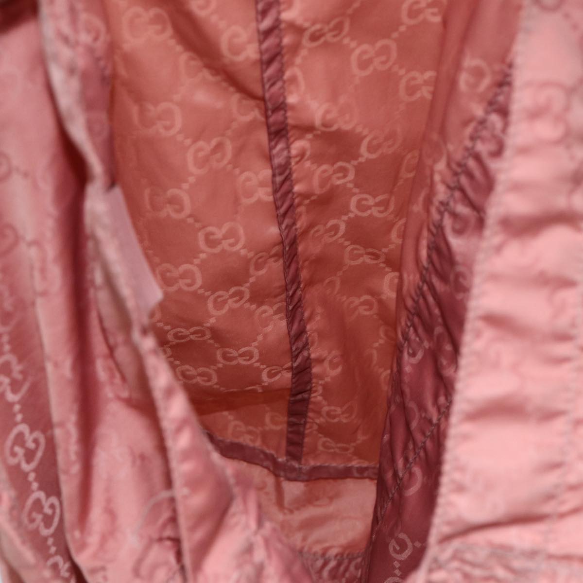 GUCCI GG Canvas Tote Bag Pink 223669 82258