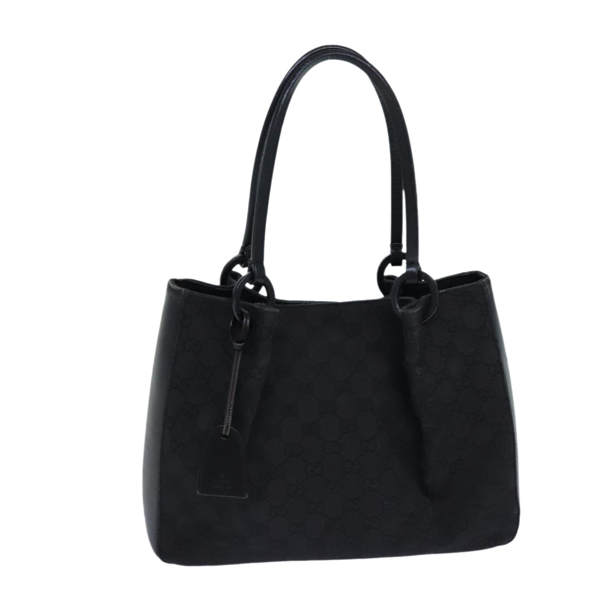 GUCCI GG Canvas Hand Bag Black 101919 82264