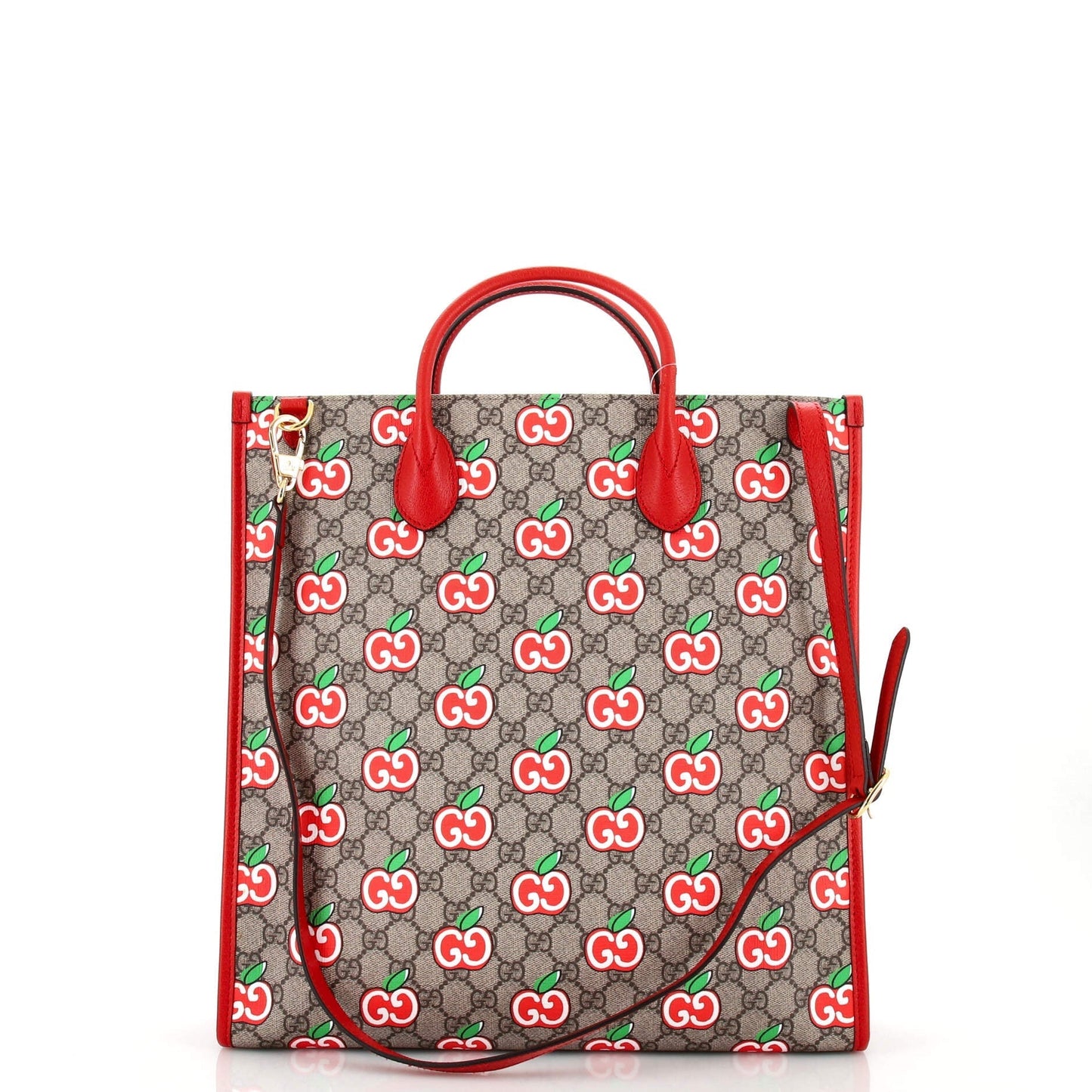 Interlocking G Tote Printed GG Coated Canvas Vertical