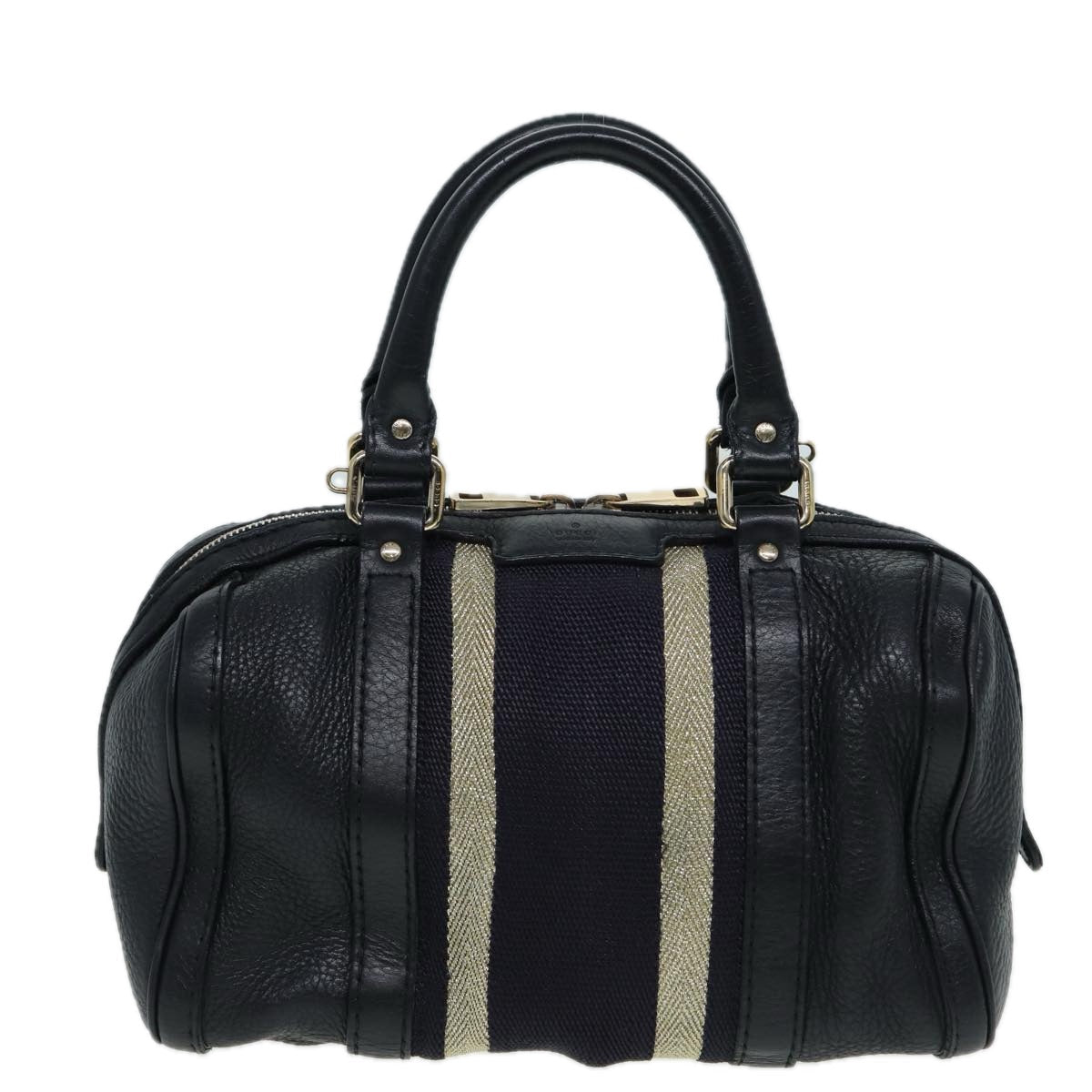 GUCCI Mini Boston Bag Leather 2way Black 269876 82699