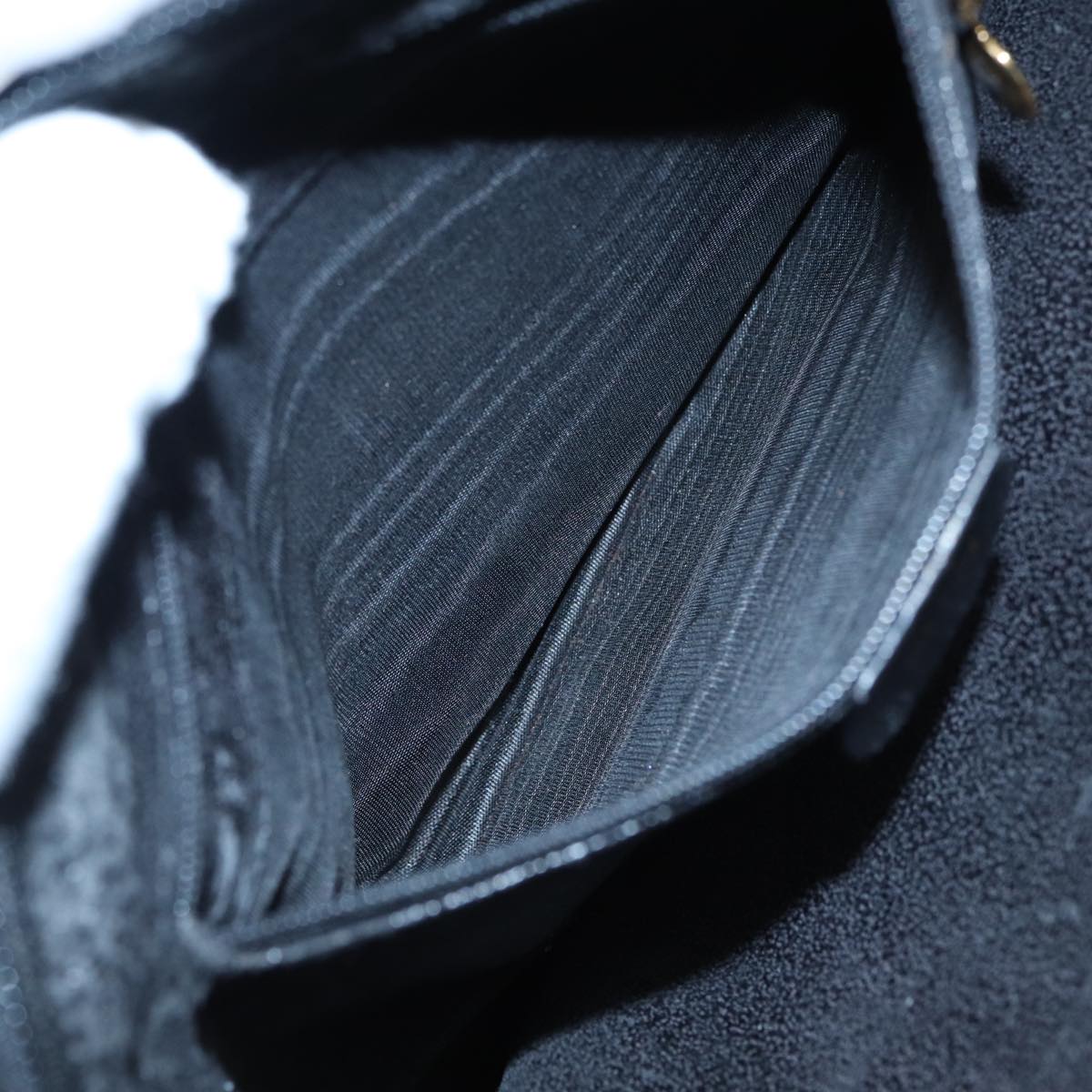 GUCCI Bamboo Hand Bag Leather 2way Black 000 090 0290 82700