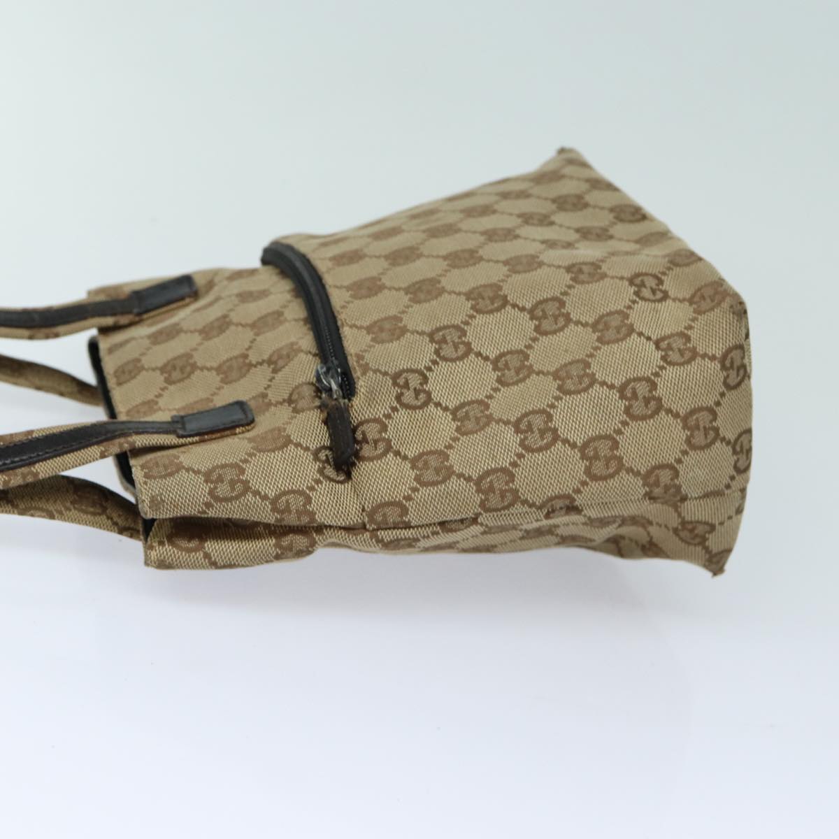 GUCCI GG Canvas Shoulder Bag Beige 002 1075 82821