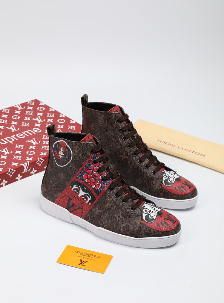 GLM - LUV Stellar Trainer Boot Brown Sneaker