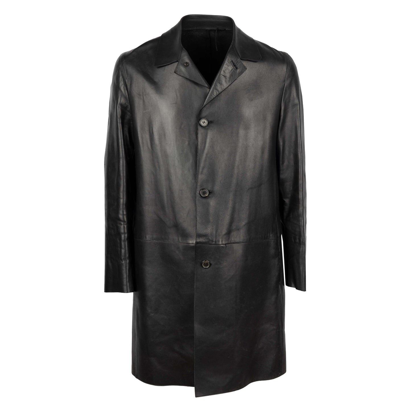 Gucci Leather Trench Coat - '00s