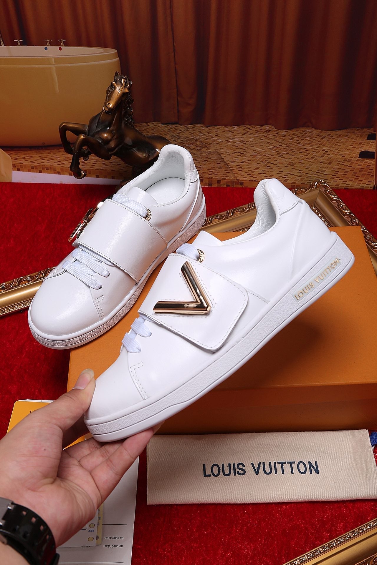 GLM - LUV Font Row White Sneaker