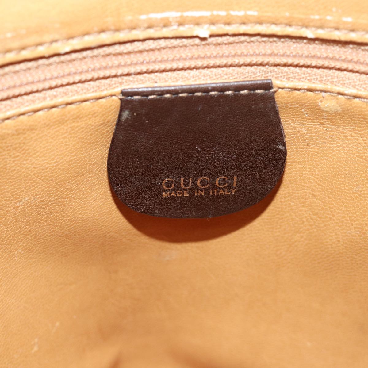 GUCCI Bamboo Hand Bag Leather Brown 000 122 0316 83411