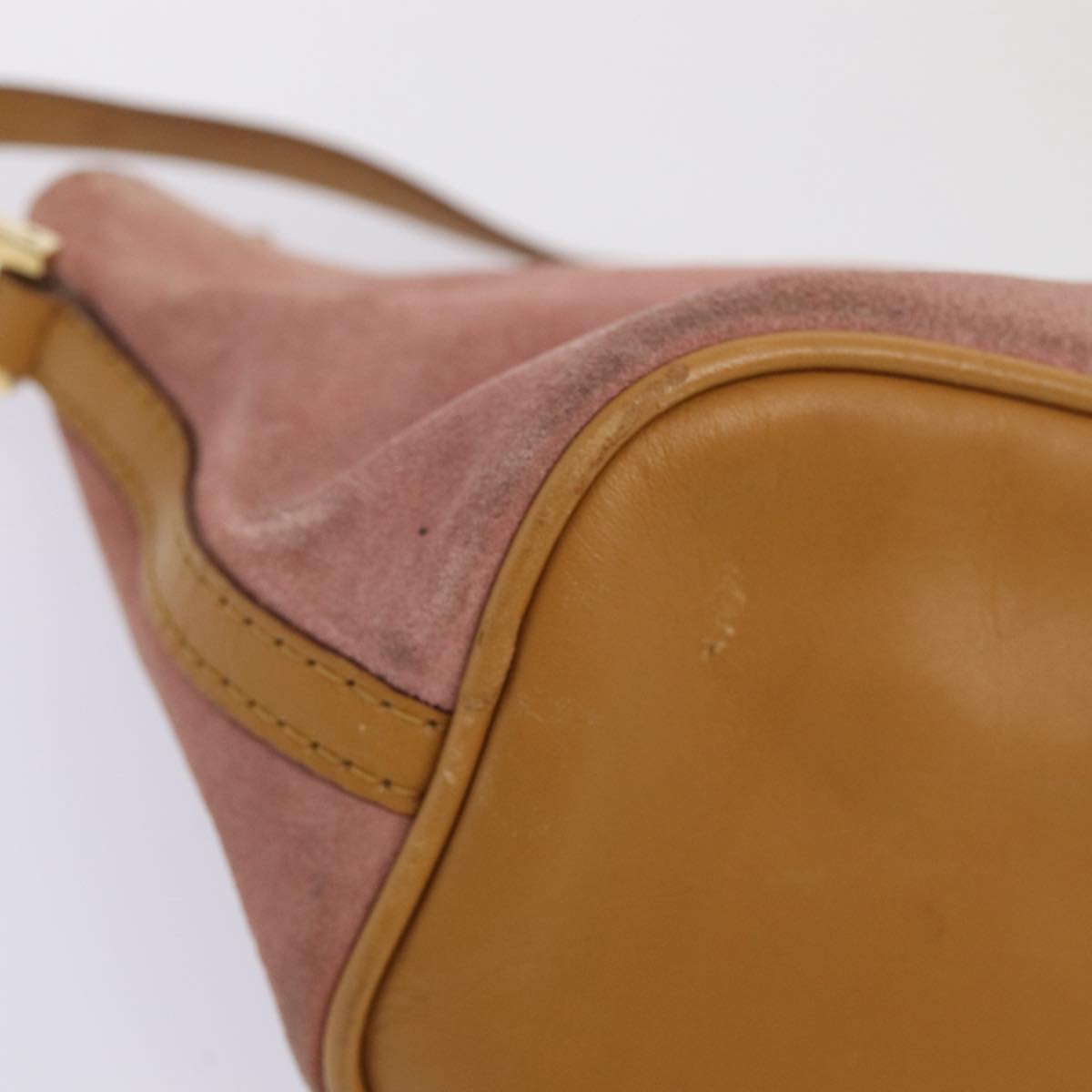 GUCCI Accessory Pouch Suede Pink 039 1103 2123 83424