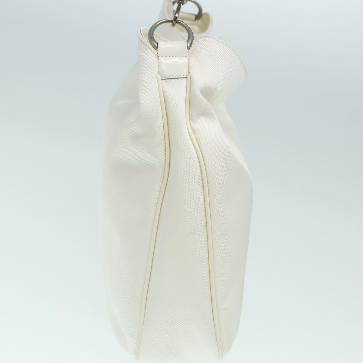 GUCCI Bamboo Hand Bag Canvas White 001 1705 1577 83496