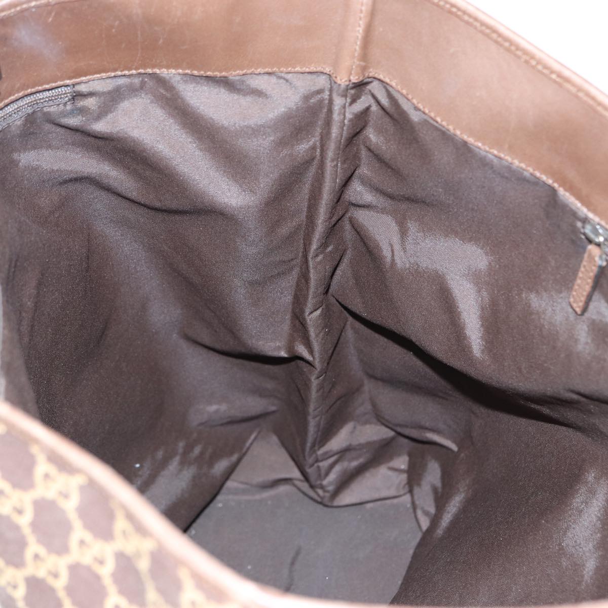 GUCCI GG Canvas Tote Bag Brown 83498