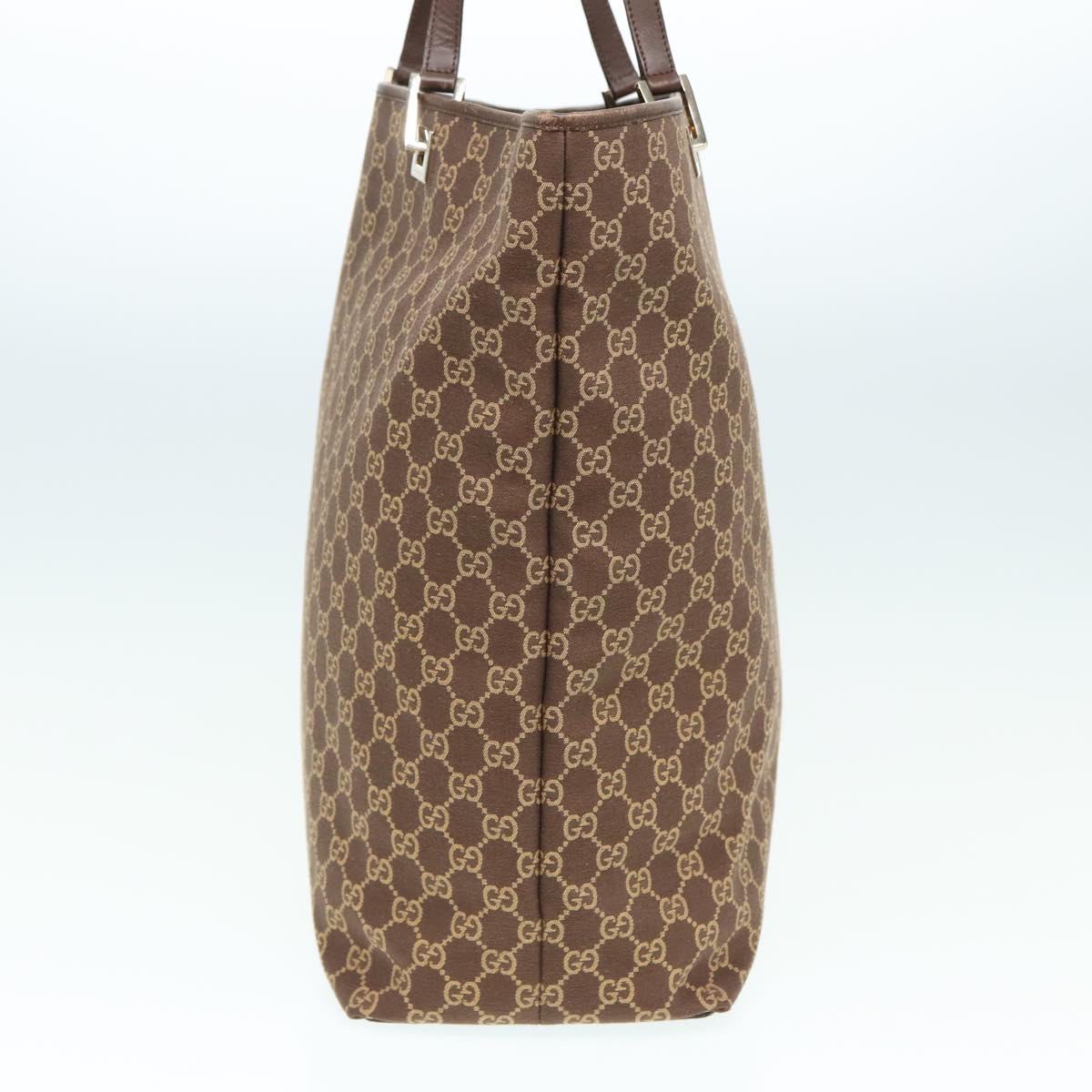 GUCCI GG Canvas Tote Bag Brown 83498