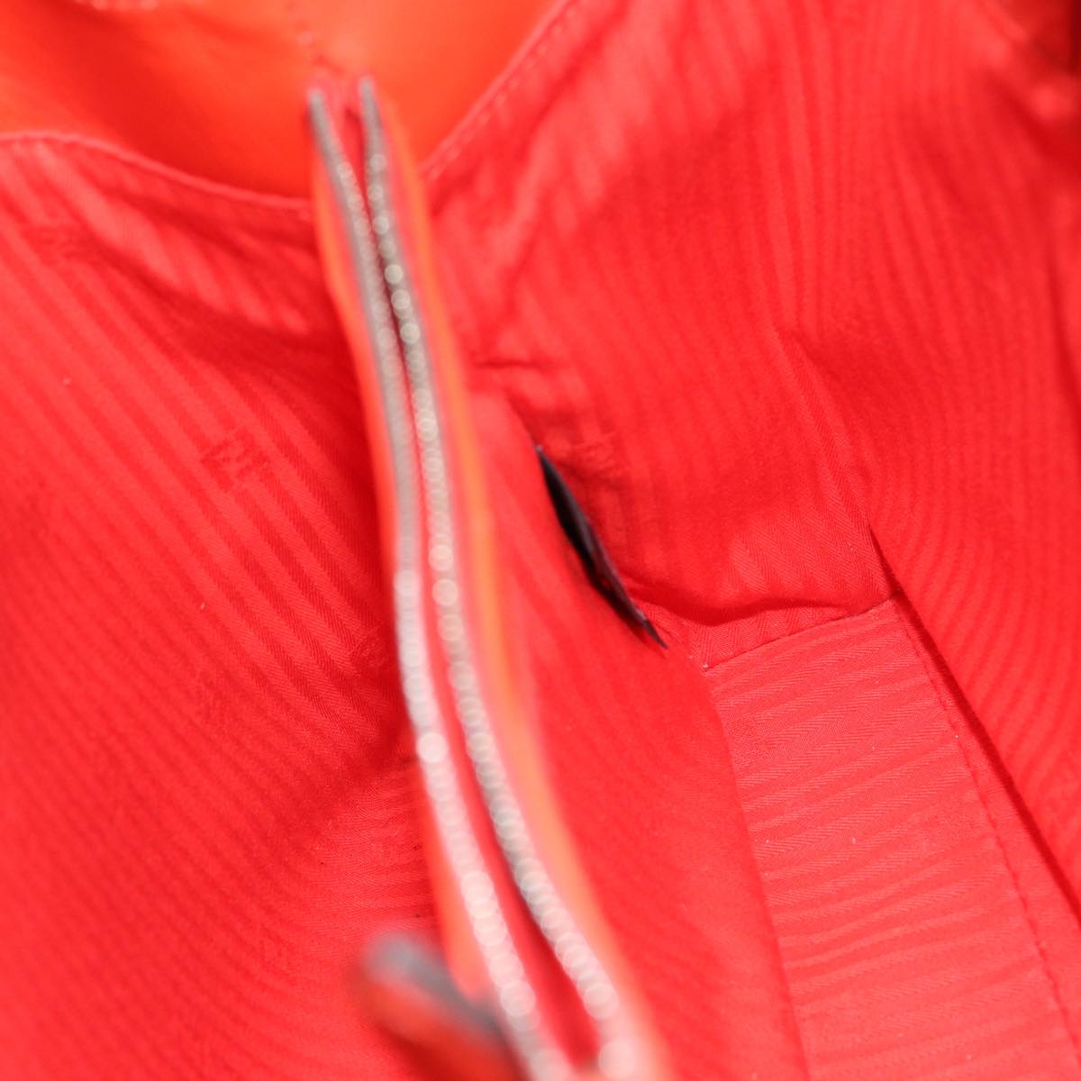 FENDI Hand Bag Leather 2way Orange 83672