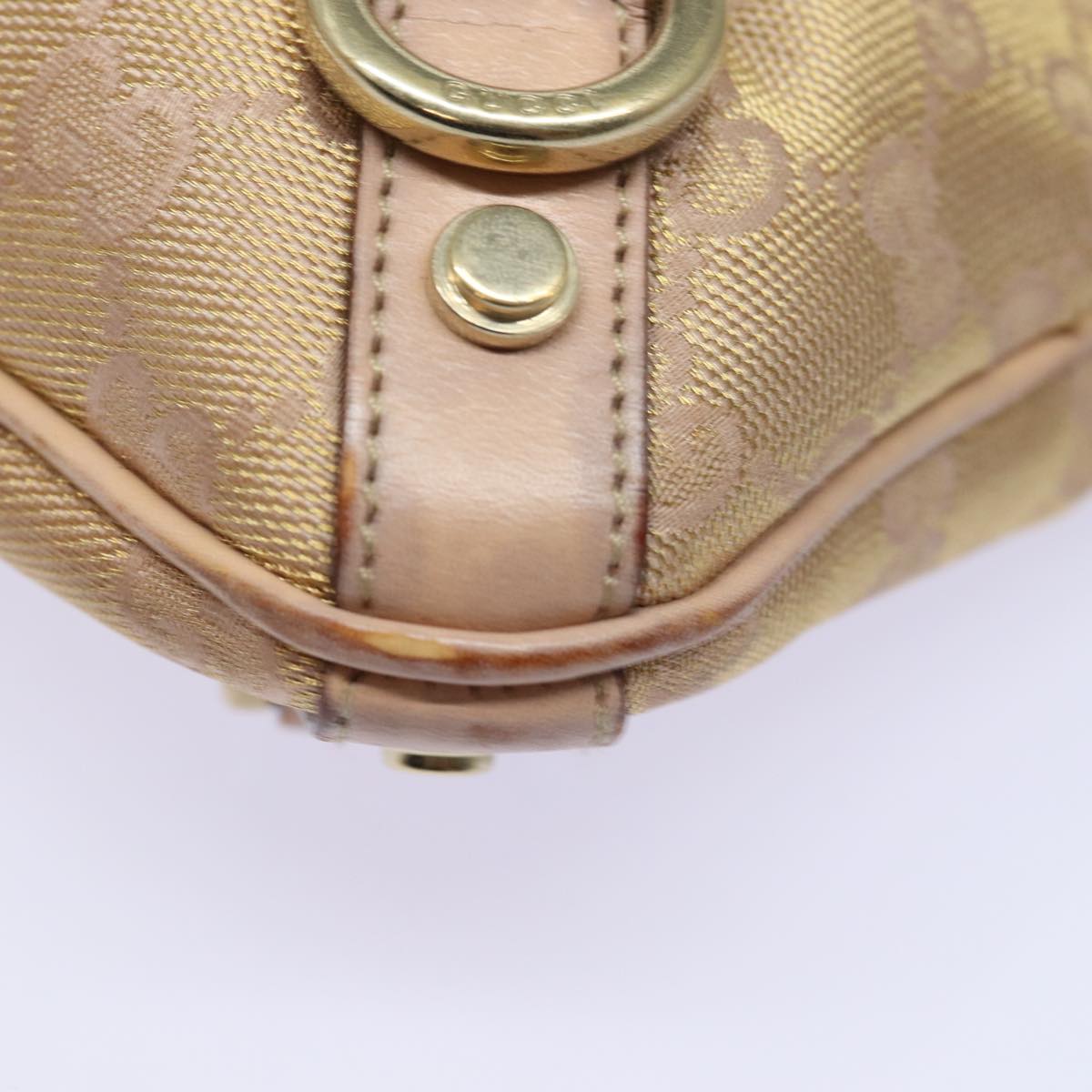 GUCCI GG Canvas Shoulder Bag Pink 131326 83708