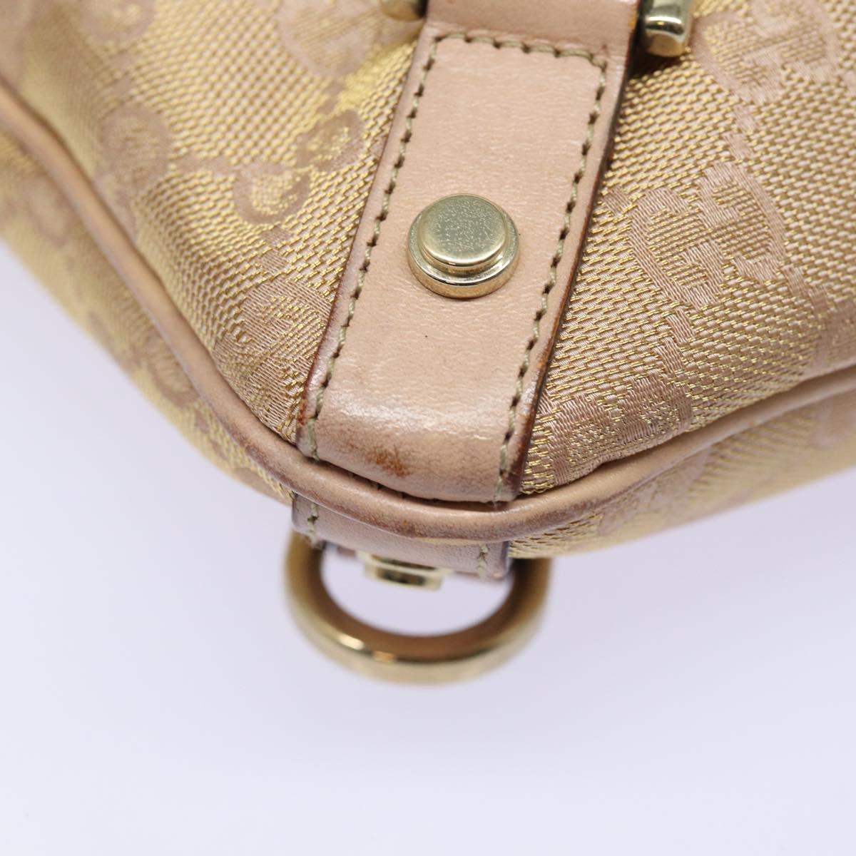 GUCCI GG Canvas Shoulder Bag Pink 131326 83708