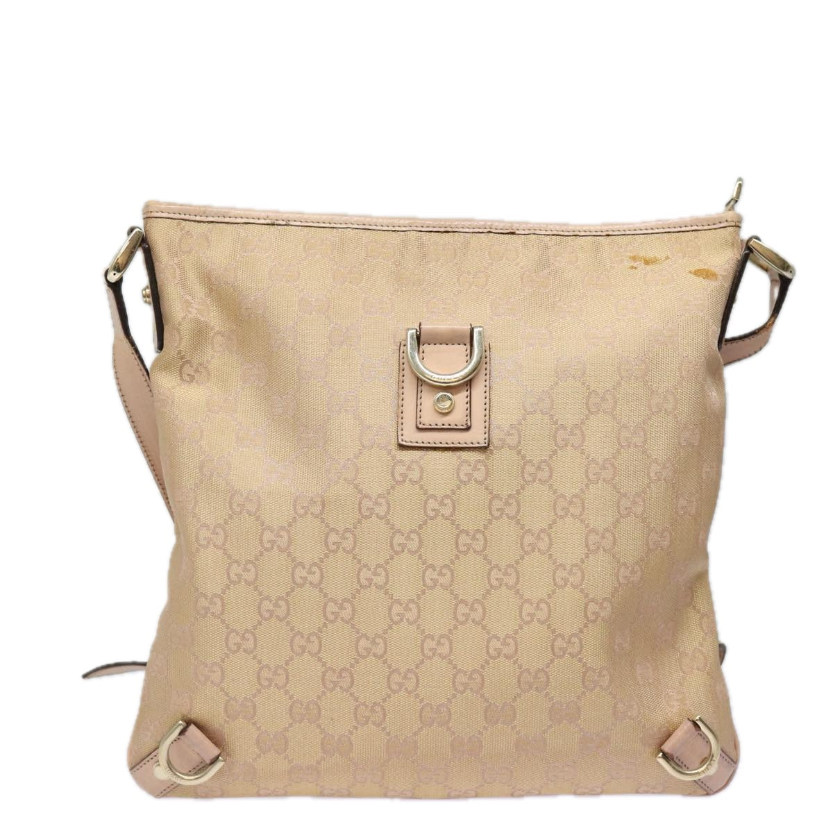 GUCCI GG Canvas Shoulder Bag Pink 131326 83708