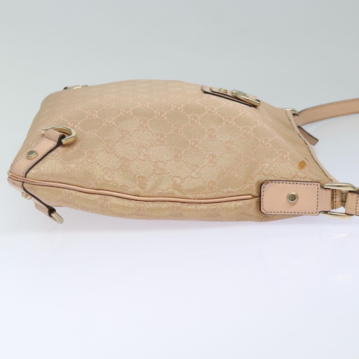 GUCCI GG Canvas Shoulder Bag Pink 131326 83708