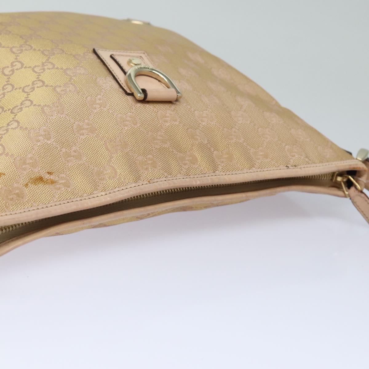 GUCCI GG Canvas Shoulder Bag Pink 131326 83708