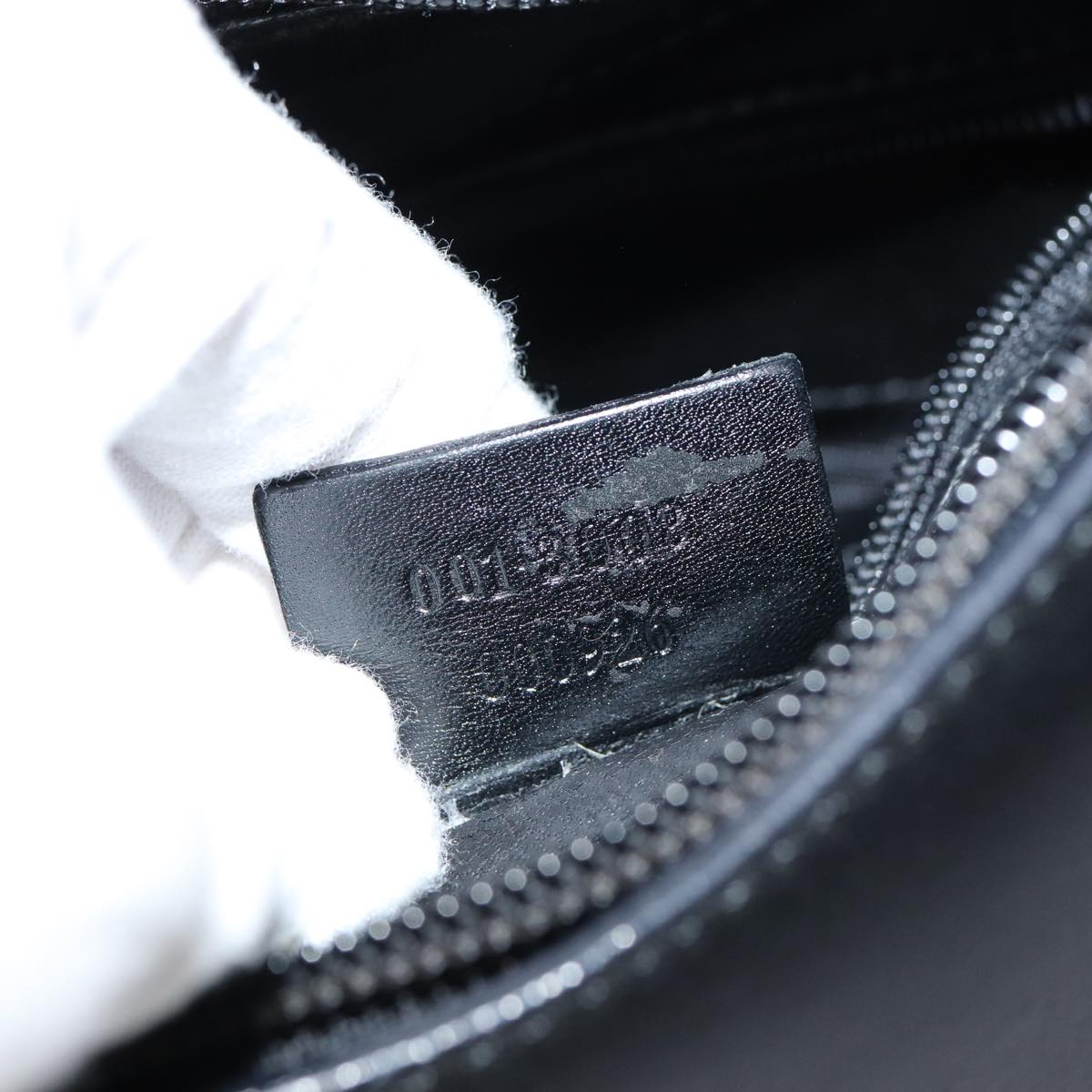 GUCCI Bamboo Hand Bag Leather Black 001 3008 000926 83723