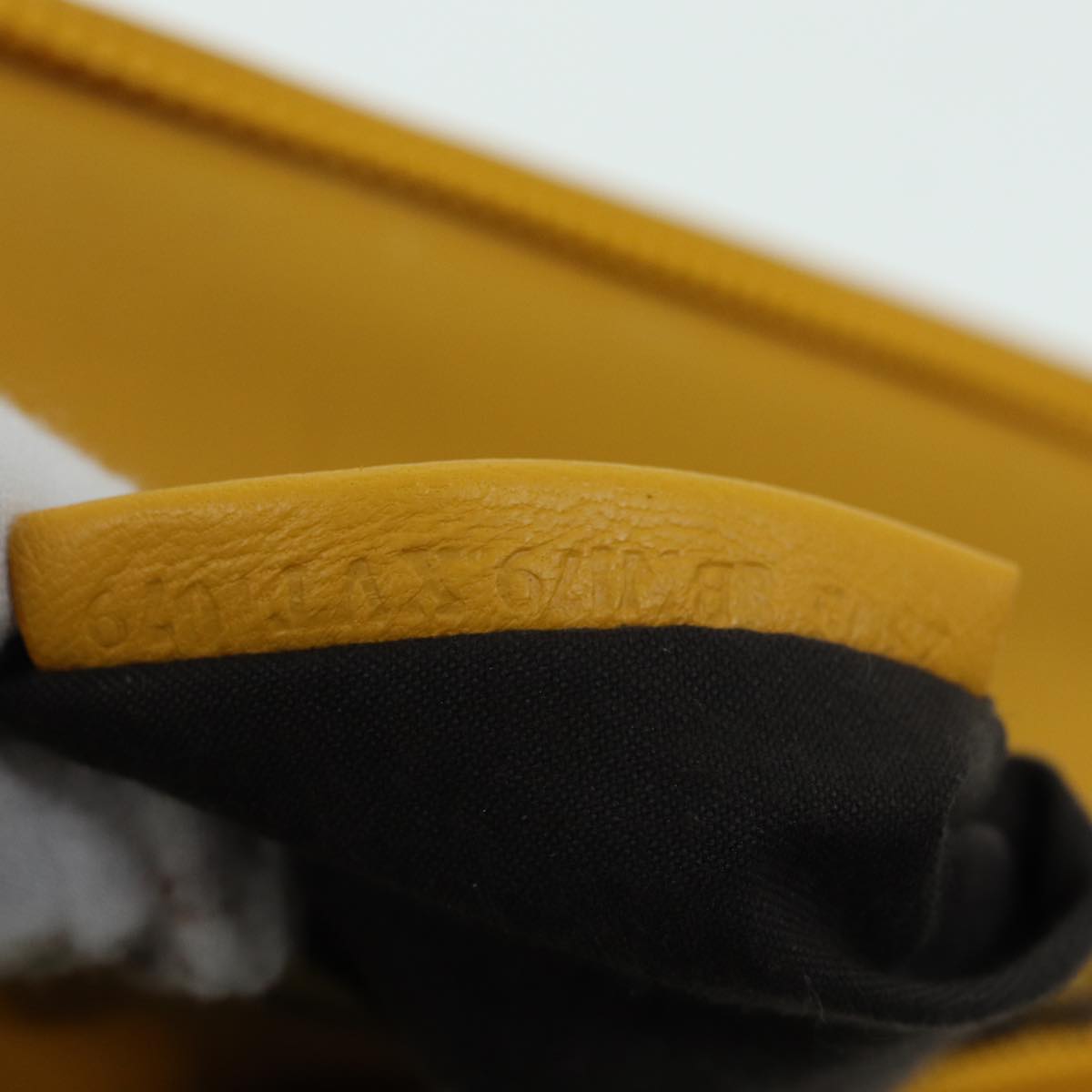 FENDI Hand Bag Leather Yellow 83832