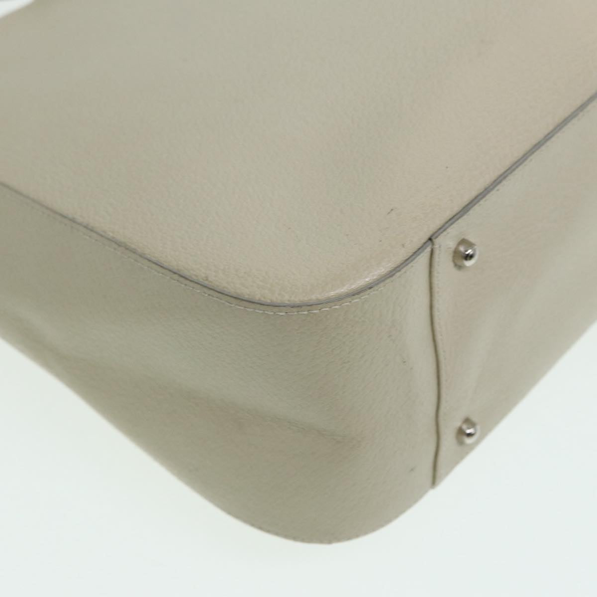GUCCI Hand Bag Leather White 000 2058 0307 5 83960