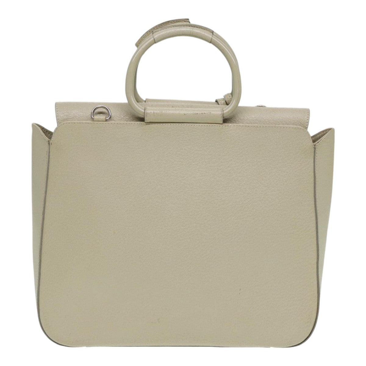 GUCCI Hand Bag Leather White 000 2058 0307 5 83960
