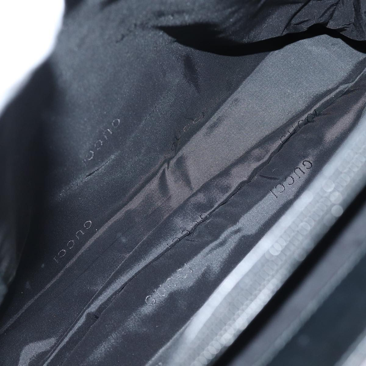 GUCCI Tote Bag Nylon Black 002 1028 83961