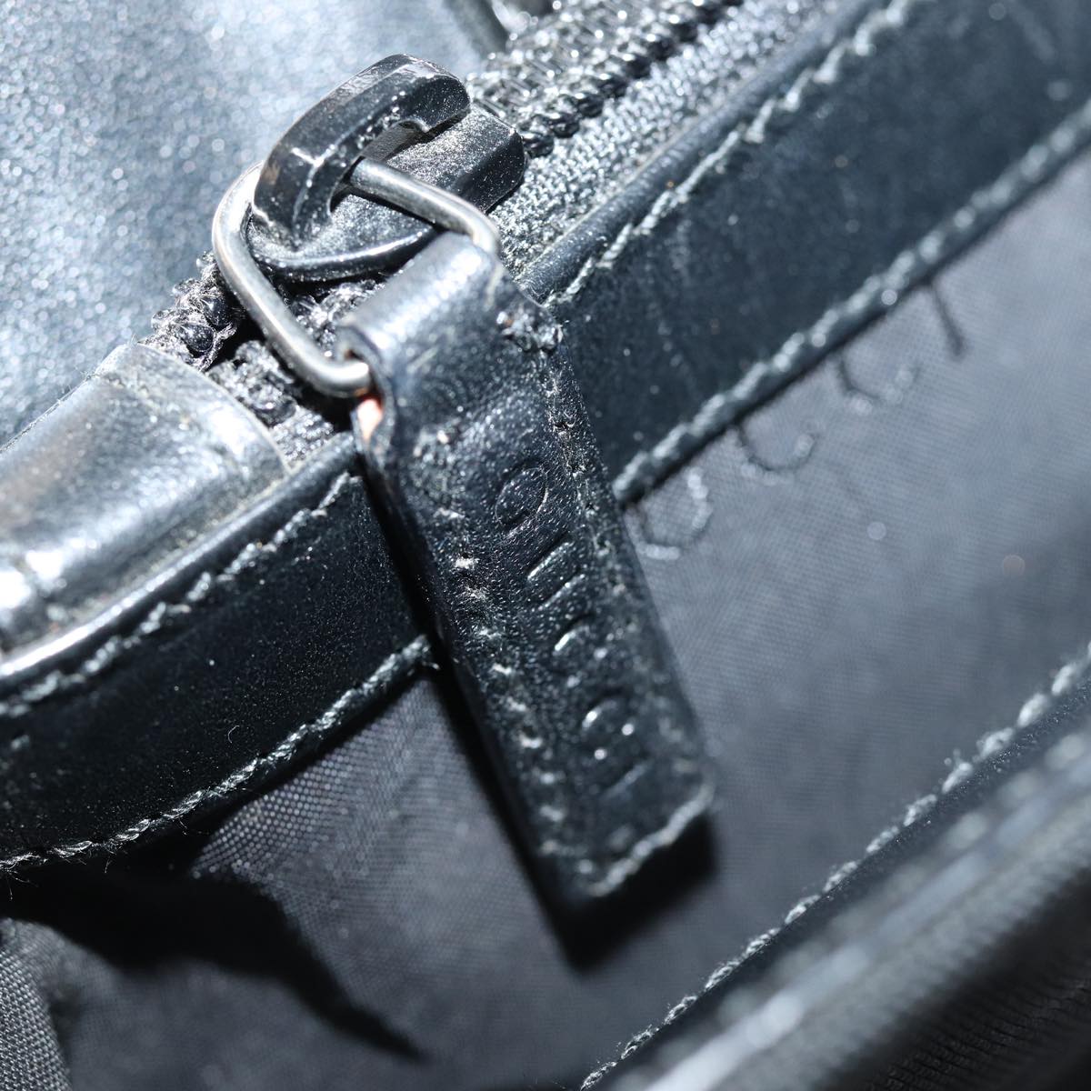 GUCCI Tote Bag Nylon Black 002 1028 83961