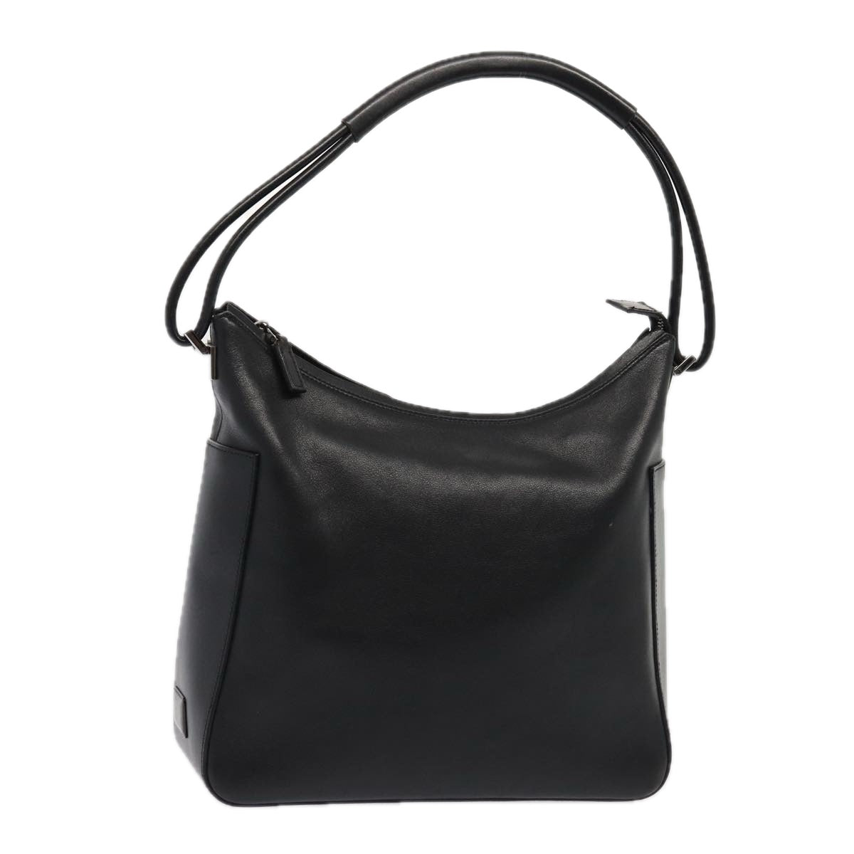 GUCCI Shoulder Bag Leather Black Silver 001 3766 3444 83972