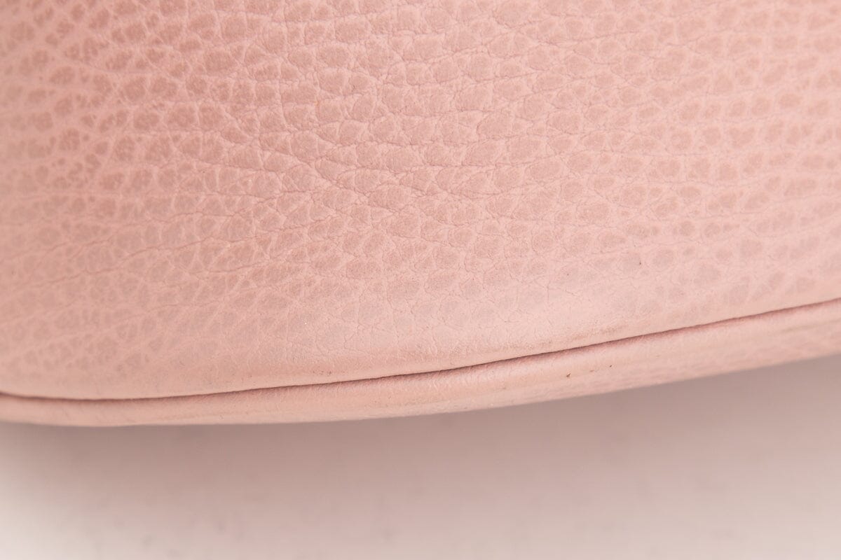 Gucci Pink Leather Mini Dome Handbag