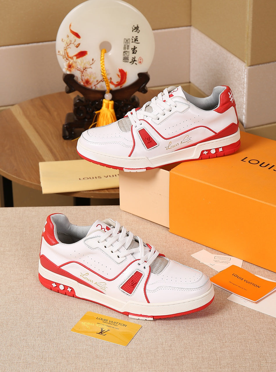 GLM - LUV SurfaGLM In GLMnogram Red White Sneaker