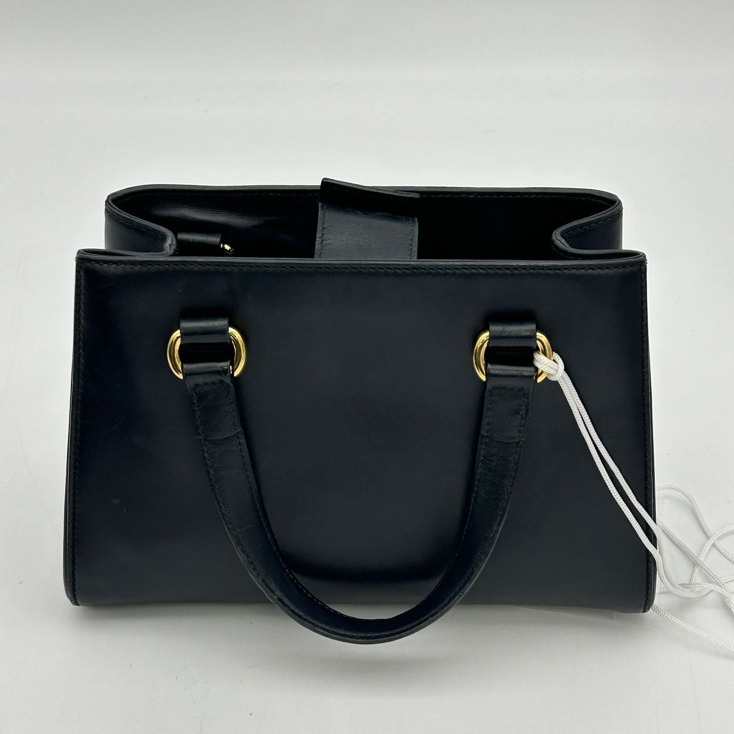 GUCCI Sylvie Handbag  Leather Black Plain for Women LA25981
