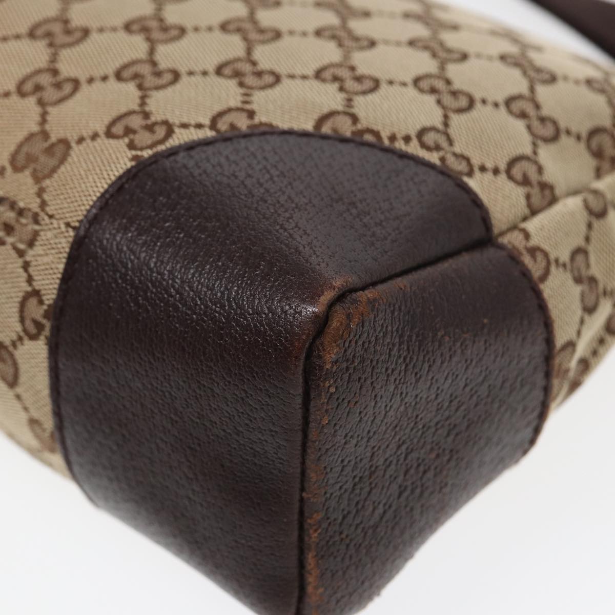 GUCCI GG Canvas Shoulder Bag Beige 114273 84223