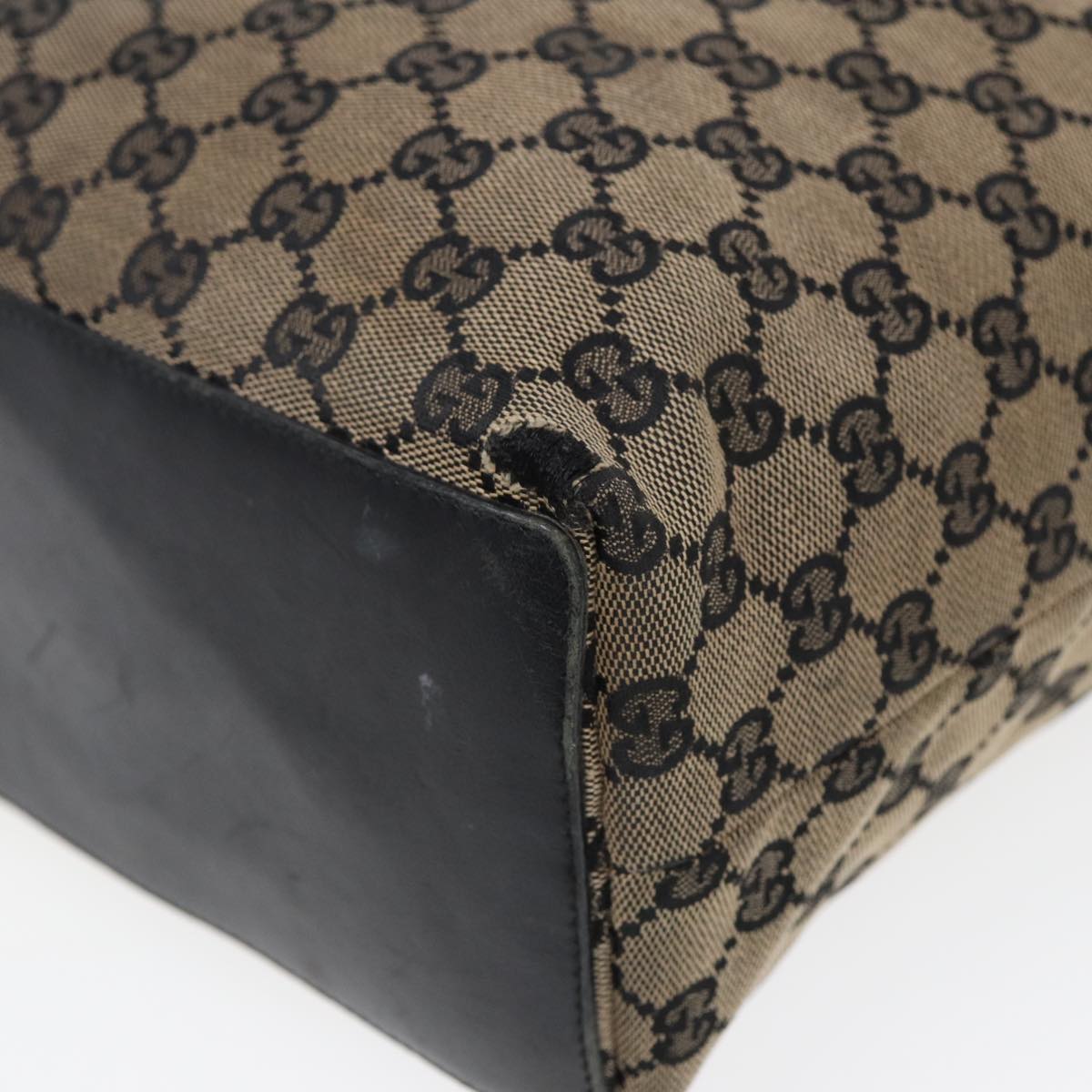 GUCCI GG Canvas Tote Bag Navy 002 1098 84228