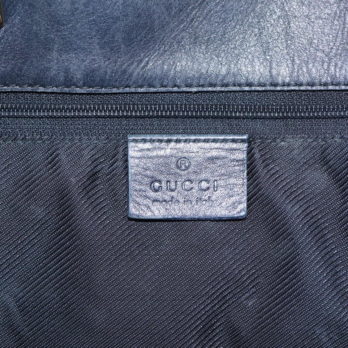 GUCCI GG Canvas Tote Bag Navy 002 1098 84228