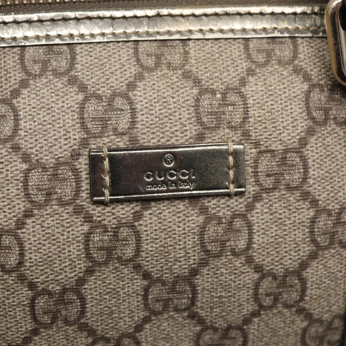 GUCCI GG Supreme Boston Bag PVC Beige 193602 84231