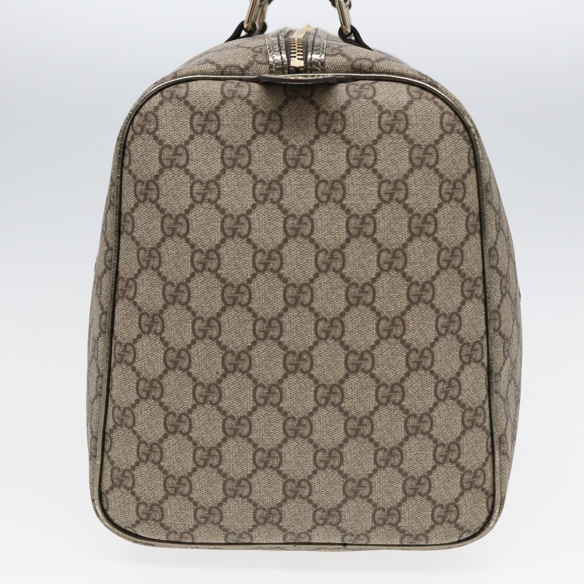 GUCCI GG Supreme Boston Bag PVC Beige 193602 84231